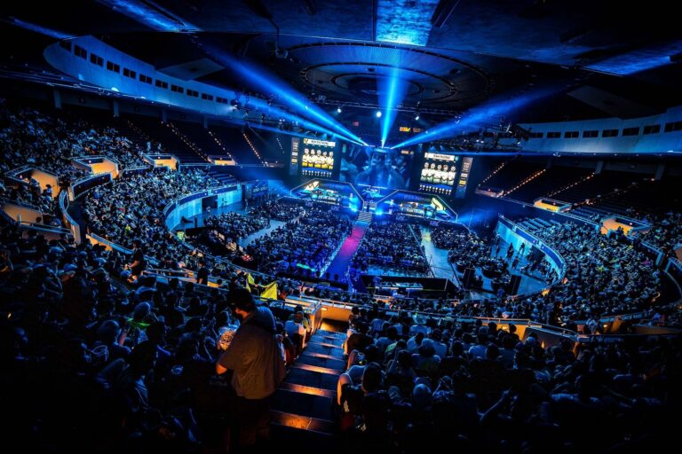 ESL unveils dates for ESL Pro Tour 2026 events Image of ESL Counter-Strike stage illuminated with blue lighting